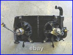 # 03 06 Ducati 749 Radiator Coolant Oil Cooler Cooling Fans Engine Motor 2006