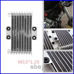 125ml Engine Oil Cooler Cooling Radiator Fit for 125CC-250CC Motorcycle Bike