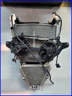 18-21 Ducati Panigale V4 V4S V4R RADIATOR OIL COOLER COOLING FANS RESERVOIR OEM