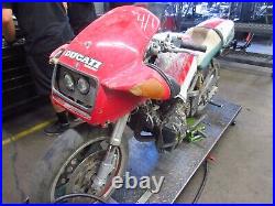 1988 86-88 Ducati Paso 750 Oil Cooler Line Pipe Hose Engine Motor