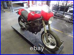 1998 98-01 Ducati M750 Monster 750 Oil Cooler Line Pipe Hose Engine Motor OEM