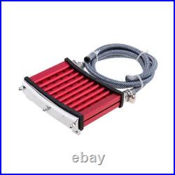 1Set Red Oil Cooler Cooling Radiator withHose Dirt Pit Bike Motorcycles 50cc-125cc