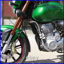 1Set Universal Motorcycle ATV Engine Aluminum Silver Oil Cooler Cooling Radiator