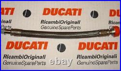 2001 Ducati 996R 54910171B engine to oil cooler radiator special hose tube