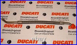 2001 Ducati 996R 54910181B engine to oil cooler radiator special hose tube