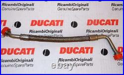 2001 Ducati Hailwood MH900e oil cooler line pipe 87510611A NOS factory stock
