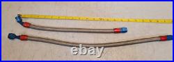 2 Qty of Ducati Racing Corsa Oil Cooler Hoses 17.5 Length 11.5 Length(2 Qty)