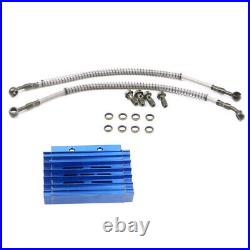 ATVs Motorcycle Engine Cooling Radiator Oil Pipe Cooler Kit For 120cc To 160cc