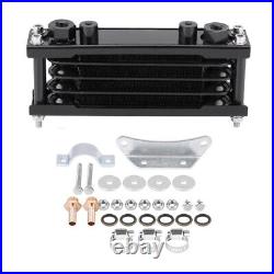 Aluminum Oil Cooler Cooling Radiator Kit For 50-300cc Motorcycle Scooter ATV