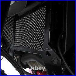 Black Radiator Grill Cover Protector Oil Cooler Guard For Ducati Multistrada V4