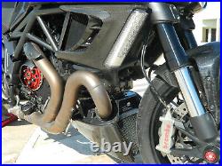 Cover Radiator Oil Carbon Ducati Diavel 1200 Side Cooler Tip Central Part