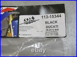 Cox Racing Black Oil Cooler & Radiator Guard Set 2008-2009 Ducati 848 113-15344