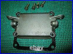 DUCATI OEM 748 916 FRONT CYLINDER VALVE COVER OIL COOLER MOUNT (early)