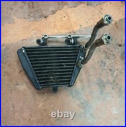 Ducati 1098 Oem Oil Cooler And Oil Pipes Lines Bracket 1098s 848 1198 1098r