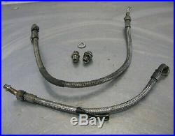 Ducati 2007 Monster S2R 800 07 Engine Oil Cooler Stainless Lines Hoses Pipes OEM