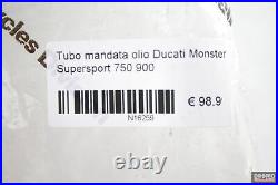 Ducati Monster SS 750 900 Oil Cooler Radiator Send Tube Pipe Line N16259