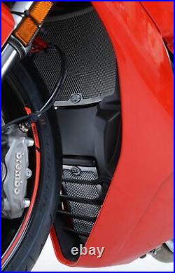 Ducati Supersport 2017-2023 R&G Oil Cooler Guards OCG0031BK
