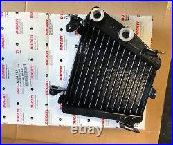 Ducati genuine oil cooler 999/749/999S/999R/749S part # 54840431A new