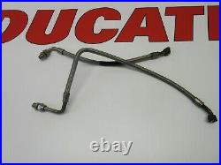 Ducati oil cooler lines hoses SuperSport Classic Monster 87510531A 87510521A