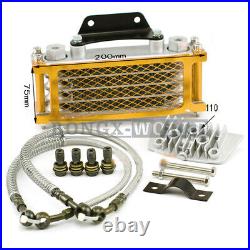 Durable Oil Cooler Radiator for 50 70 90 110CC Dirt Pit Bike Racing Motorcyle