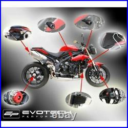 EP Ducati Monster 1200 Radiator Oil Cooler and Engine Guard set 2017+ EVOTECH