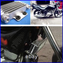 Engine Aluminum Oil Cooler Cooling Radiator Motorcycle Bike Fit for 125CC-250CC