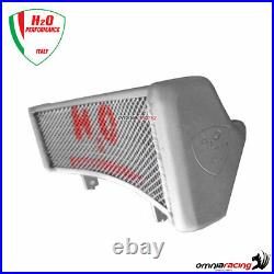 H2O Oversized oil radiator for Ducati Hypermotard