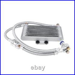 Modified Motorcycle Bike Oil Cooler Aluminum Engine Oil Cooling Radiator System