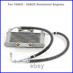 Oil Cooler Radiator For Motorcycle Dirt Bike 150CC 250CC Horizontal Engines