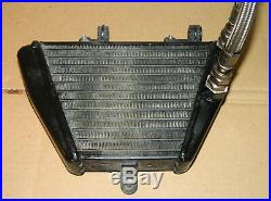 Oil Cooler with Stainless Steel Lines Ducati 848 EVO 1098 1098S 1198 1198S SBK