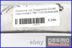 Oversized oil cooler radiator Ducati Hypermotard 796 1100 Multistrada U16776