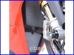 R&G RACING Radiator & Oil Cooler Guard Aluminum Red Ducati Panigale V4 1100