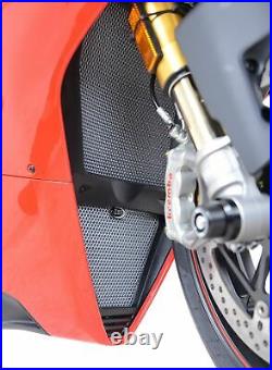 R&G Radiator Guard Black & Oil Cooler Kit Ducati Panigale V4 2017-2019