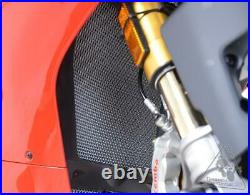 R&G Radiator & Oil Cooler Guard Set For Ducati Panigale V4'18 Black