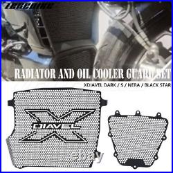 Radiator & Oil Cooler Guard Cover Set For Ducati XDiavel Dark/S/Nera 2021-2024